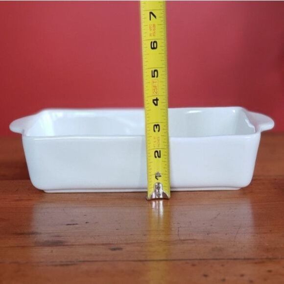 Rae Dunn "Gingerbread" Holiday Ceramic Dish Baking Rectangle - Picture 2 of 6